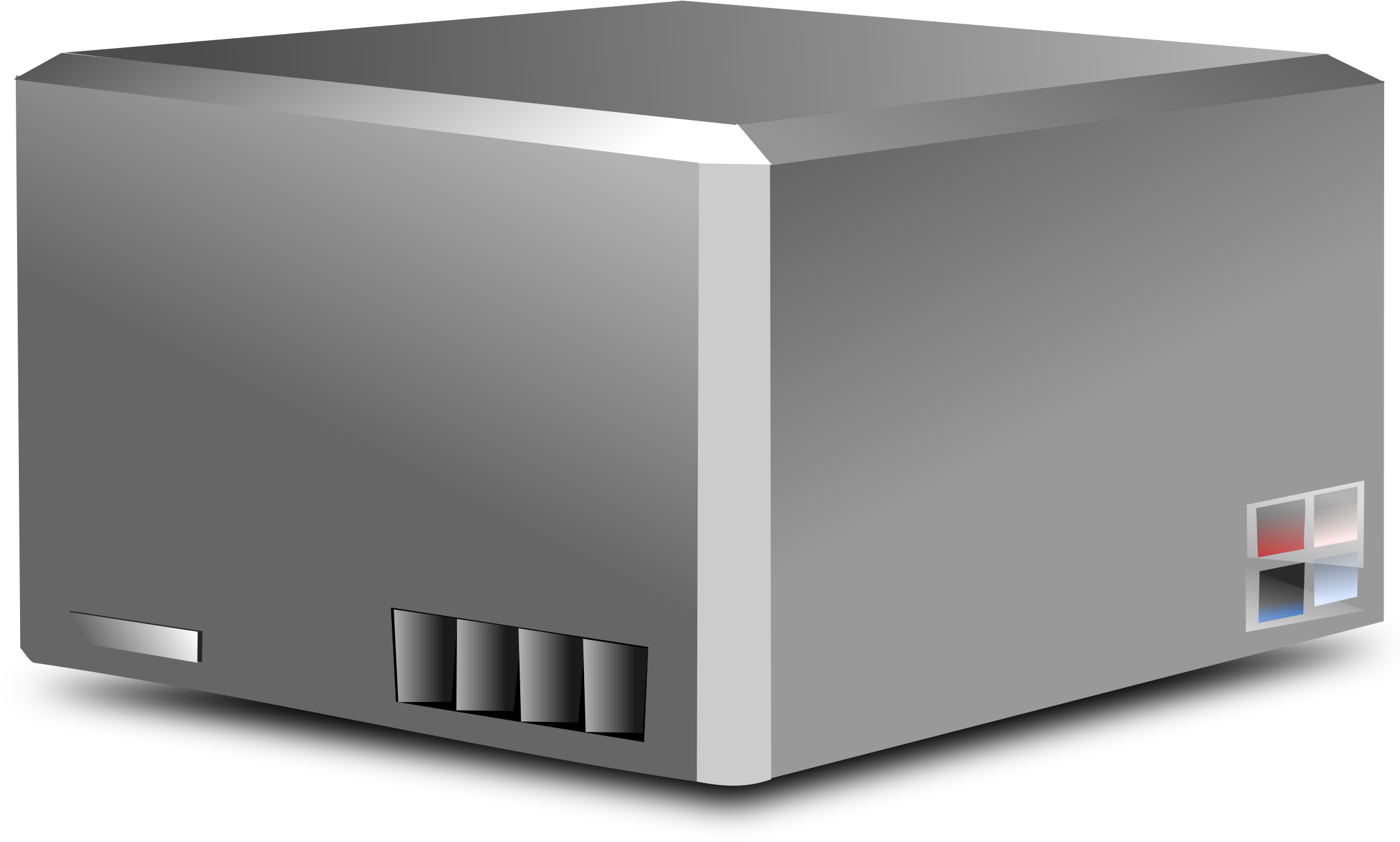 Server Png - Server Clip Art (2400x1501), Png Download