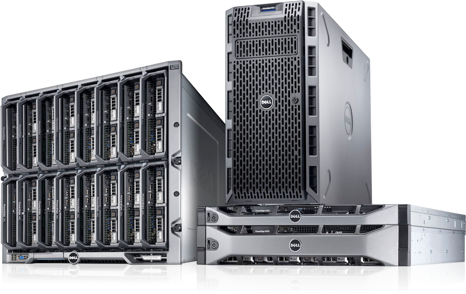 Rack And Tower Servers - Dell Server & Storage (1500x995), Png Download