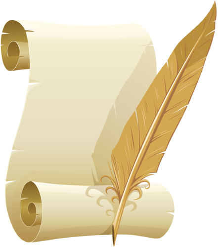 Biblia Png Sin Fondo - Quill And Paper Png (441x500), Png Download