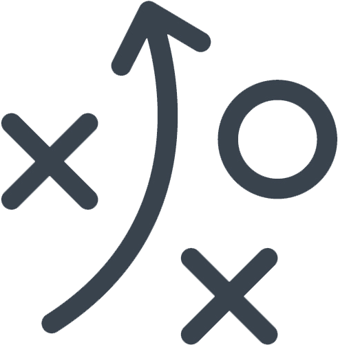 Estrategia Icono (731x631), Png Download