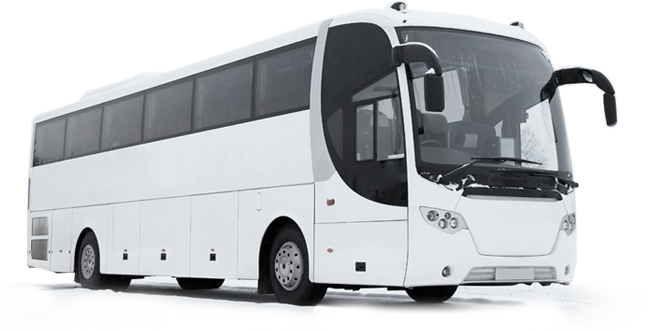 Hextable Coaches Logo A Large, Luxury White Coach - White Tourist Bus Png (649x332), Png Download