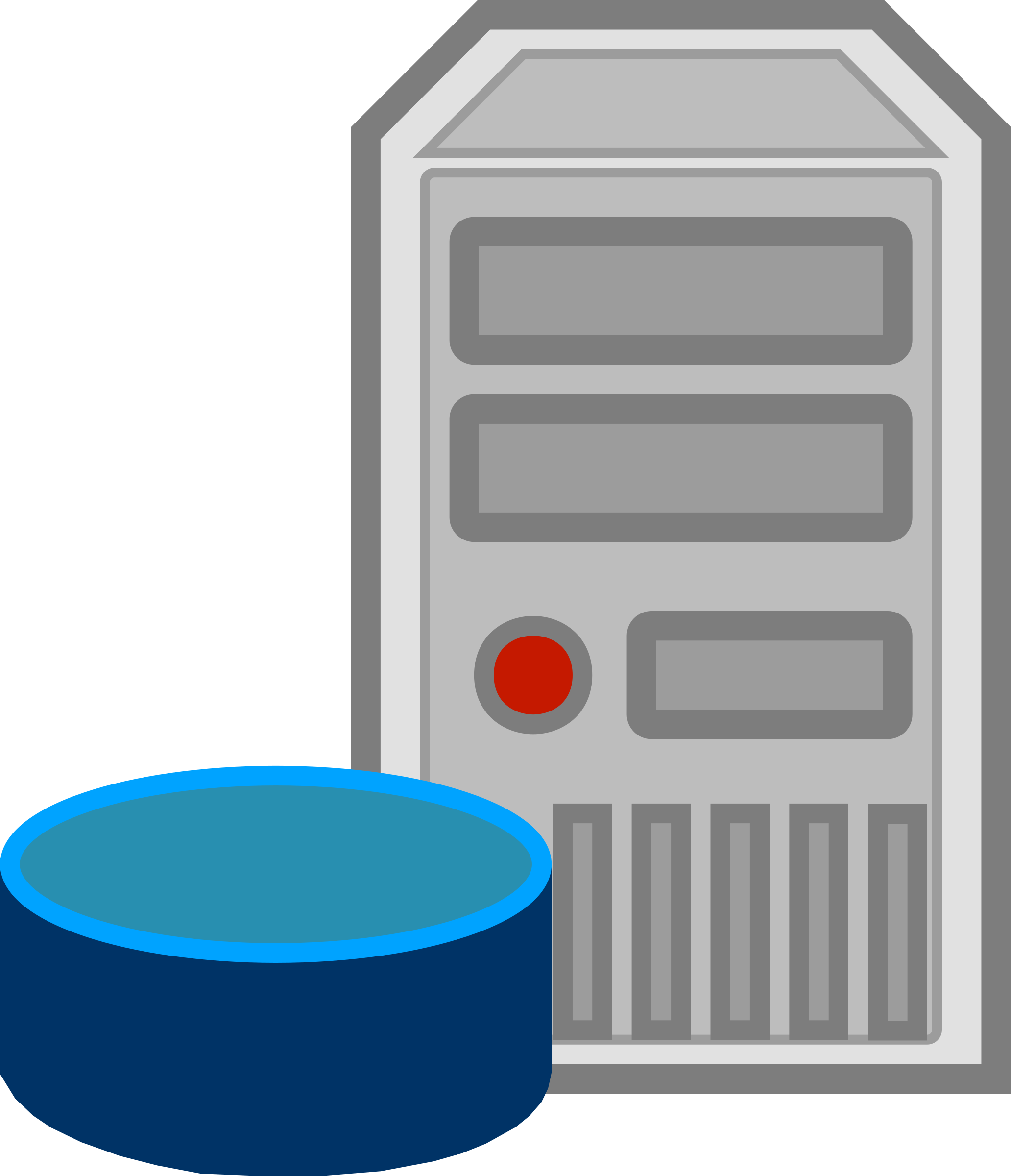 Clipart Server Database - Database Server Clipart Png (2064x2400), Png Download