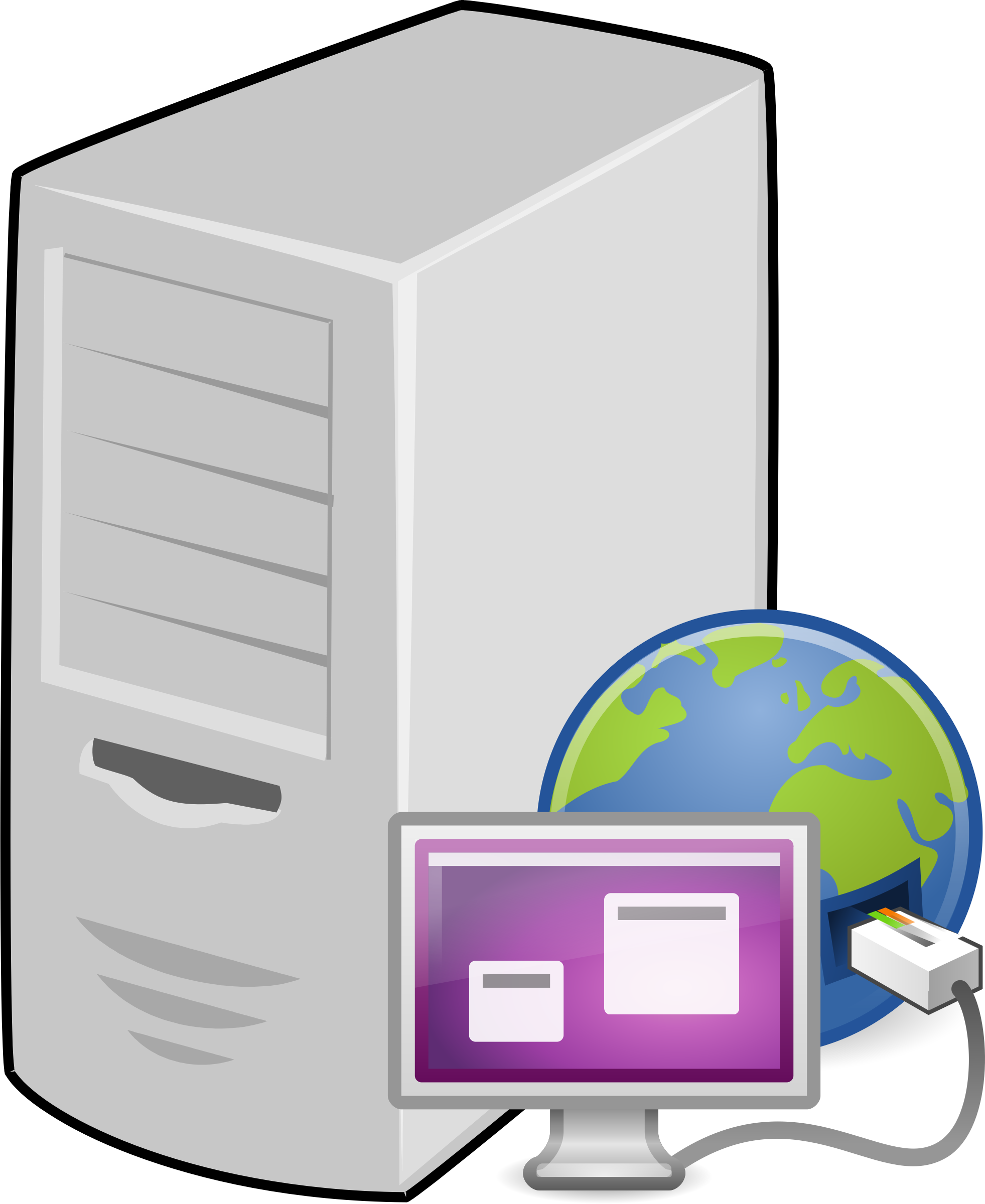 Terminal Big Image Png - Clip Art Server Png (1963x2400), Png Download