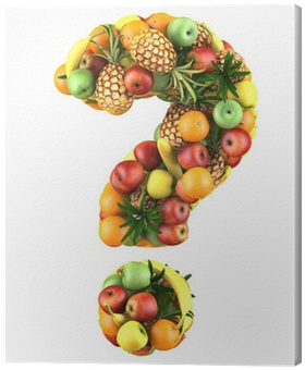 Question Mark Made From 3d Fruits - New Season Sales!!! #1 Premium Brand- Vetrelax 3-compartment (400x400), Png Download