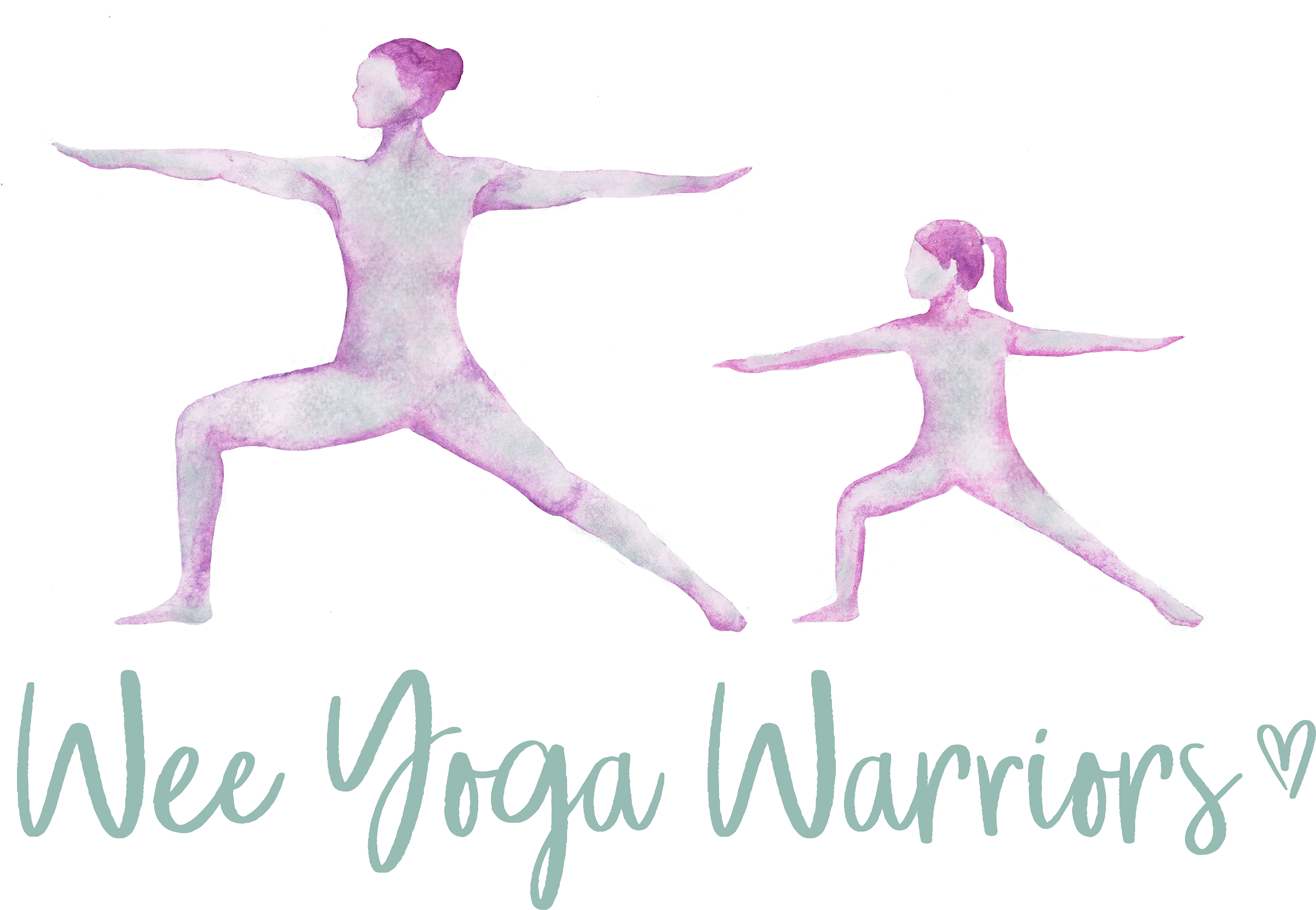 'wee Yoga Warriors' Logo Design On Behance - Turn (3840x2157), Png Download