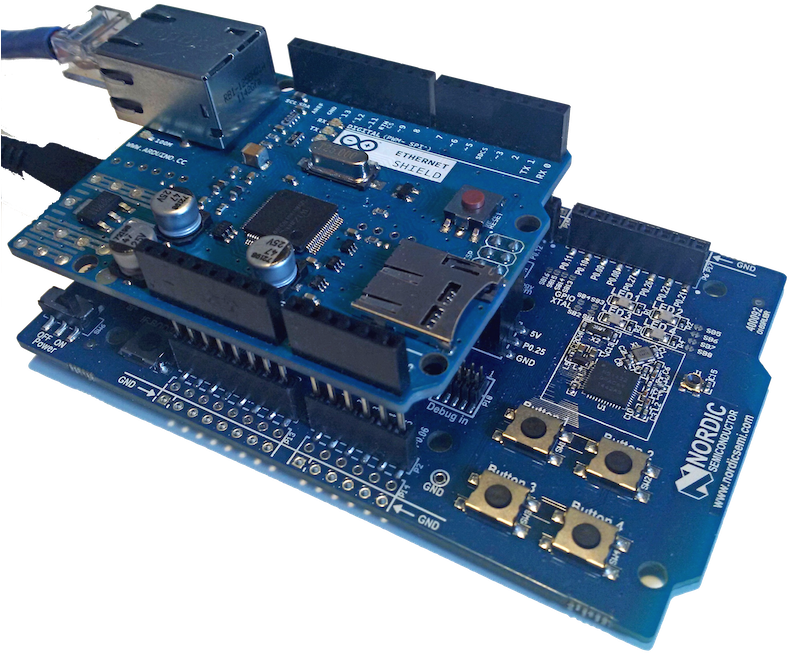 Nrf51 Dk Ethernet - Electronic Component (800x688), Png Download