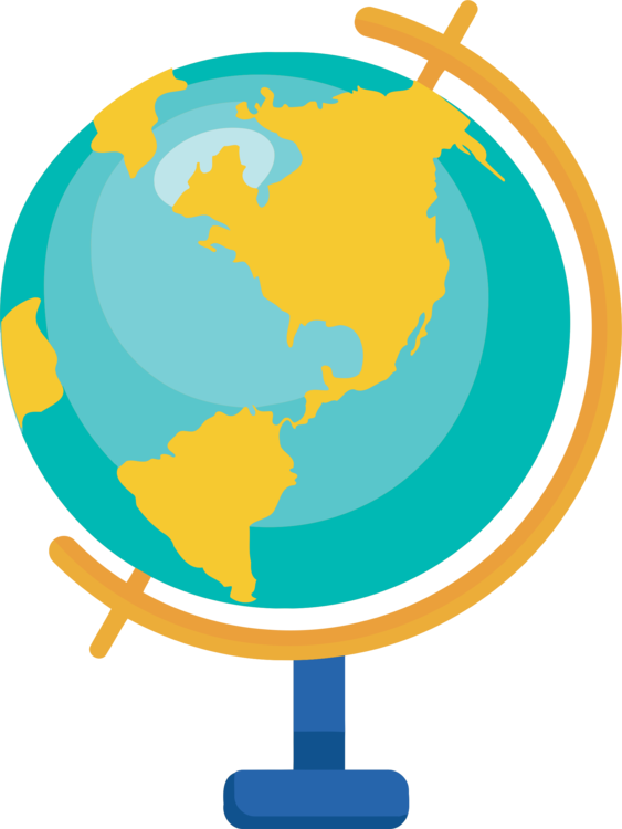 Globe World Map Computer Icons Drawing - Globe Clip Art Transparent Background (563x750), Png Download