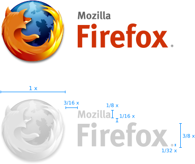 Firefox Wordmark - Mozilla Firefox (416x369), Png Download