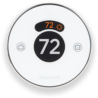 Lyric Thermostat - Honeywell Lyric Round (450x390), Png Download