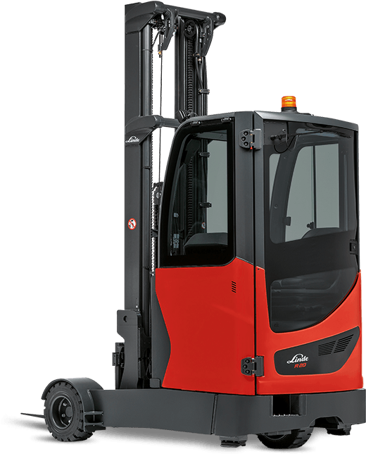 Linde Series 1120 R14-r20g Electric Reach Trucks - Outdoor Reach Truck (1233x689), Png Download