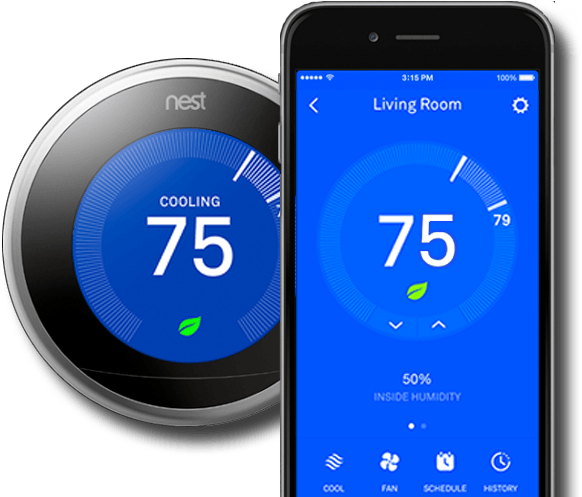 Benefits Of A New Thermostat - Nest 3rd Gen Learning Thermostat (600x500), Png Download