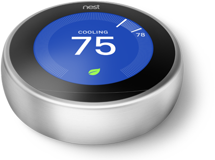 Nest Pro Gen3 - Nest Learning Thermostat (500x334), Png Download