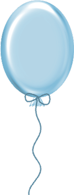 Blog De L'ile De Kahlan - Light Blue Balloon Png (320x640), Png Download