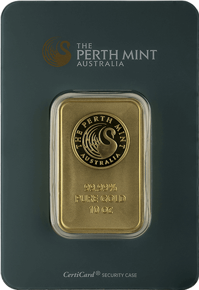 10 Oz Perth Mint Gold Bar - Perth Mint (600x600), Png Download