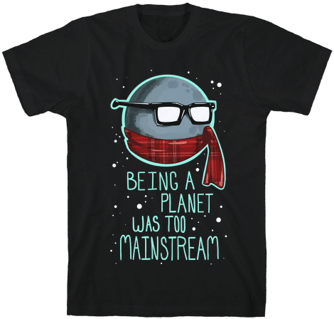 Hipster Pluto Mens T-shirt - Darth Vader Dive (484x484), Png Download