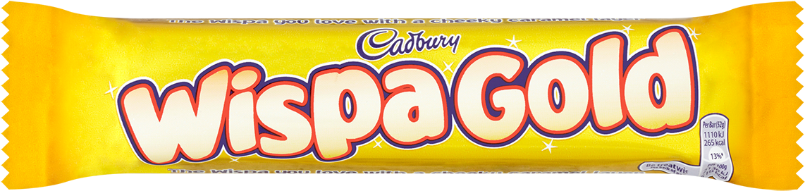 Wispa Gold Bar - Cadburys Wispa Gold 48g (1200x500), Png Download