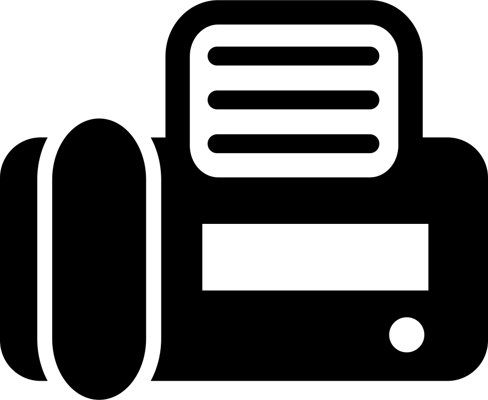 Download Transparent Fax Icon - Fax Icon Svg - PNGkit