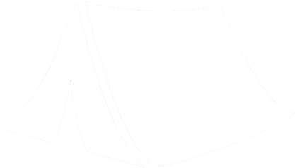 Tent Site Rentals - White Tent Icon Png (448x402), Png Download