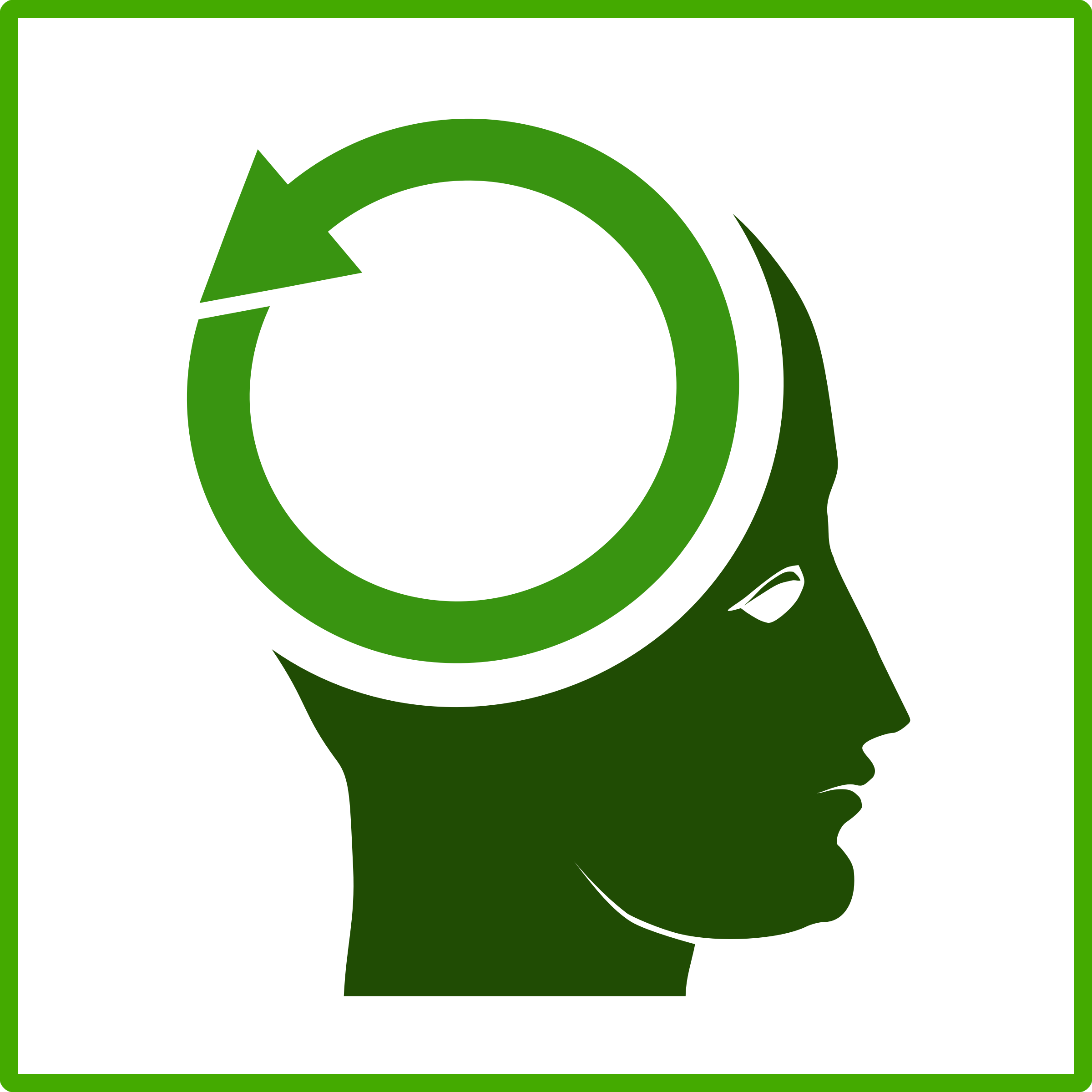 Eco Think Green Icon Icons Png - Think Icon Green (2400x2400), Png Download