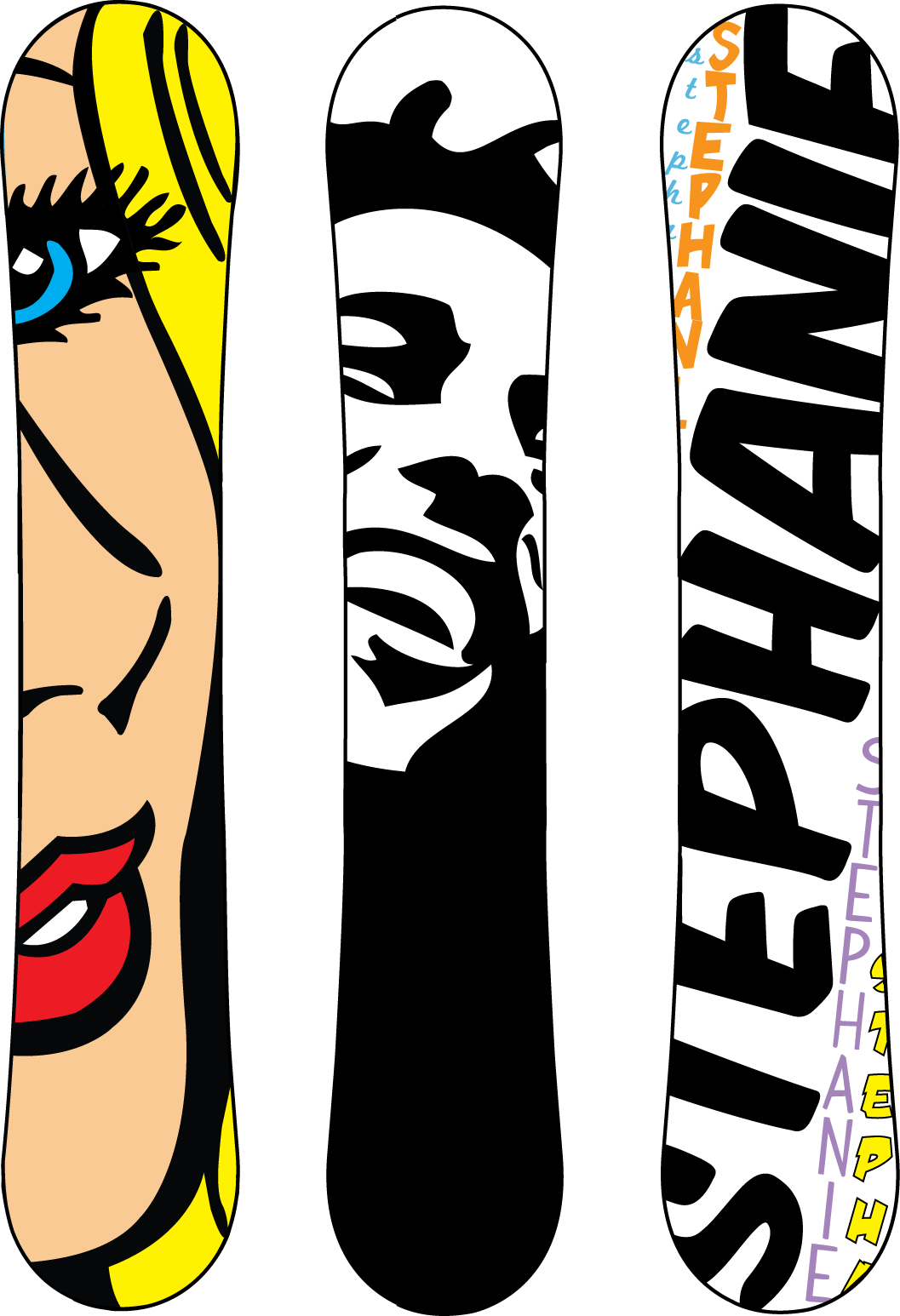 Snowboard Png Image - Snowboard Design Bob Marley (1057x1546), Png Download