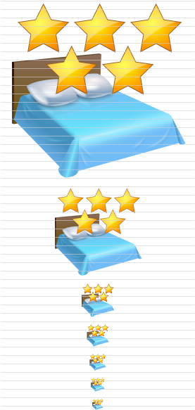 Hotel Stars Icon From Business Icons For Vista - Hotel Stars (276x604), Png Download