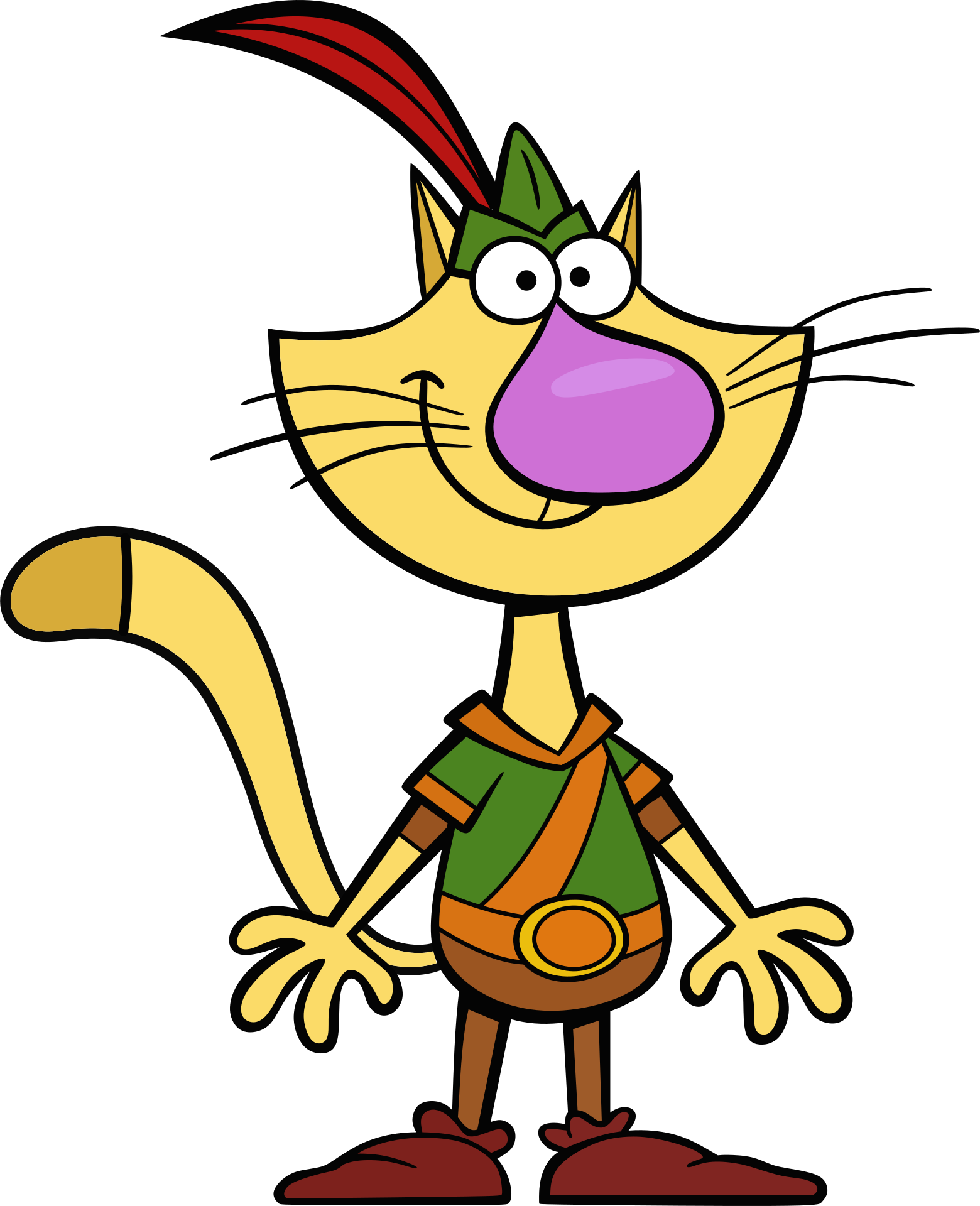 Nature Cat Transparent-background - Nature Cat Png (1560x1920), Png Download