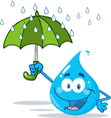 Okie Umbrella Clear Background - Water Drops Cliparts Black And White (400x400), Png Download