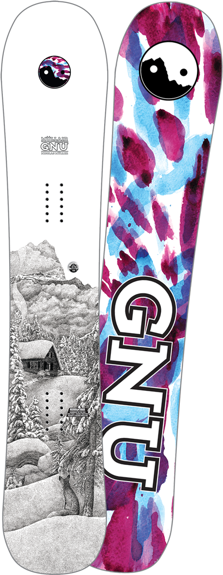 Gnu Snowboards Gnu Müllair Snowboard 2018 (1200x1200), Png Download