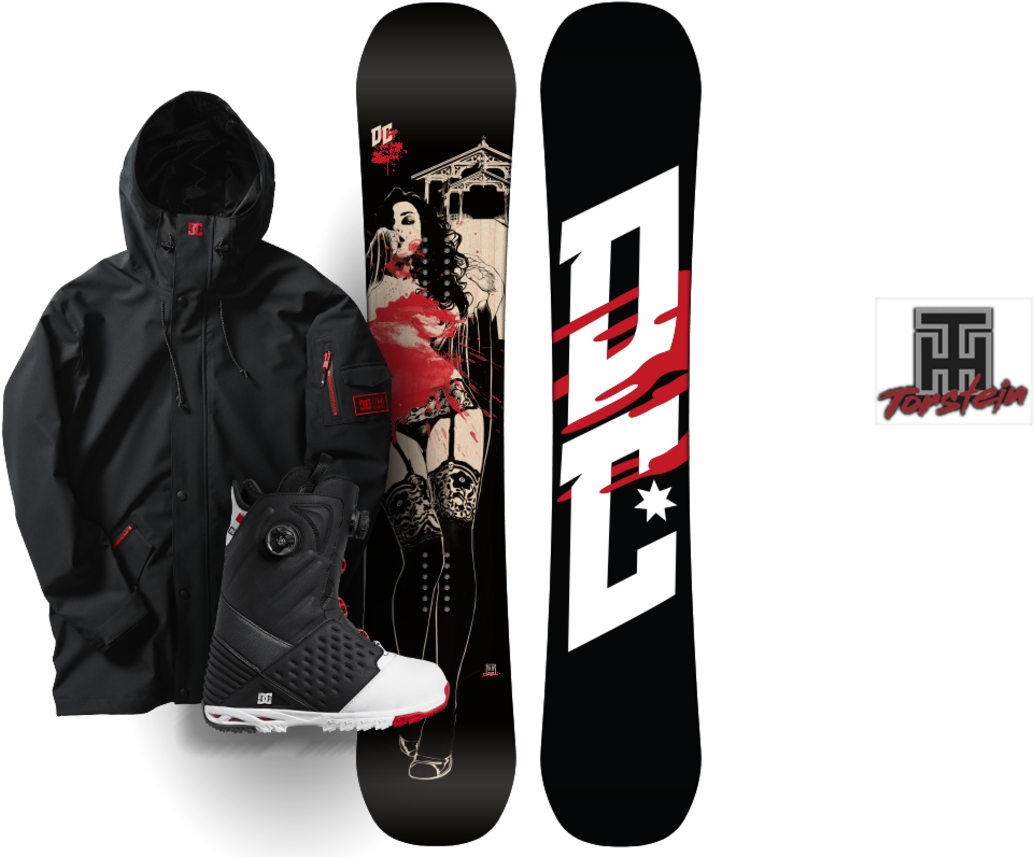 Snowboard - Dc Media Blitz Hybrid Camber Snowboard, 158cm, Torstein (1300x861), Png Download