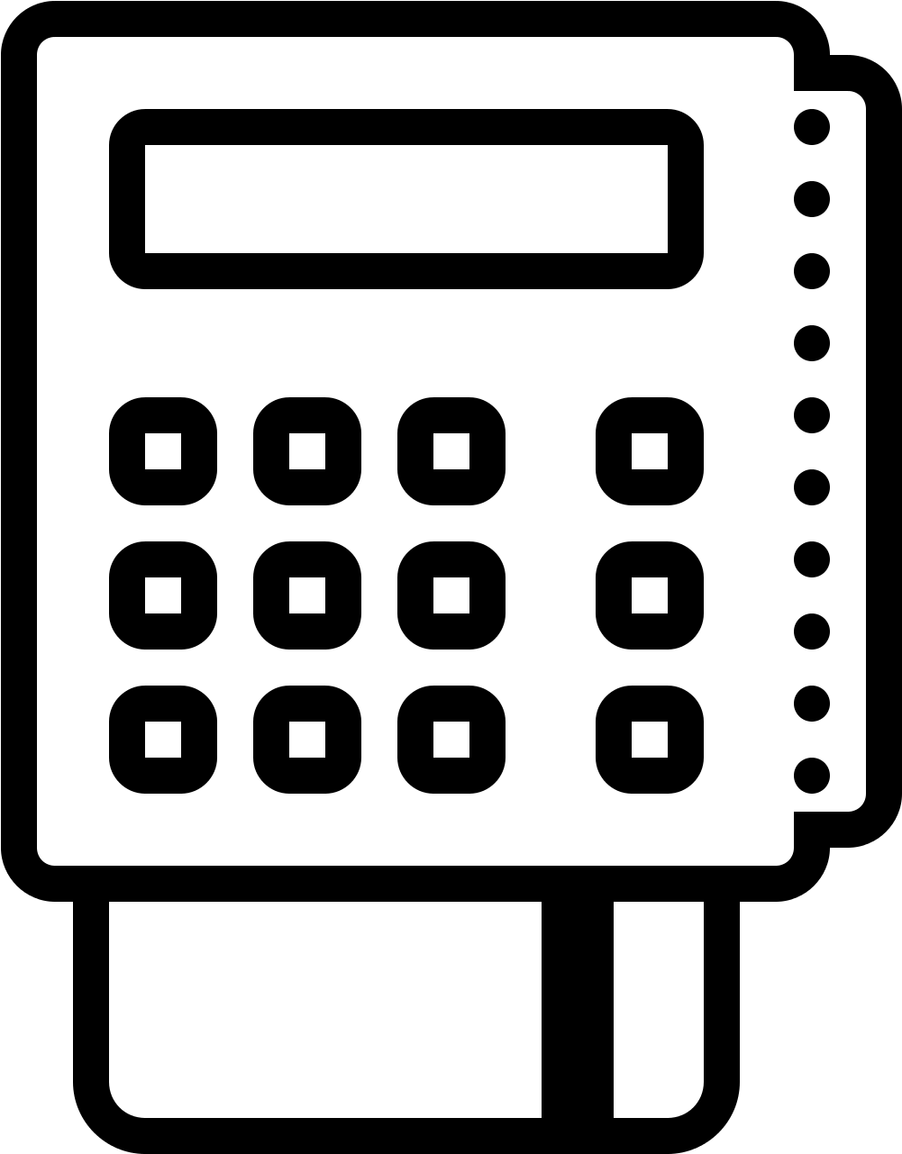 Pos Terminal Icon (1600x1600), Png Download