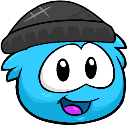 Puffle Robber - Cartoon (800x615), Png Download