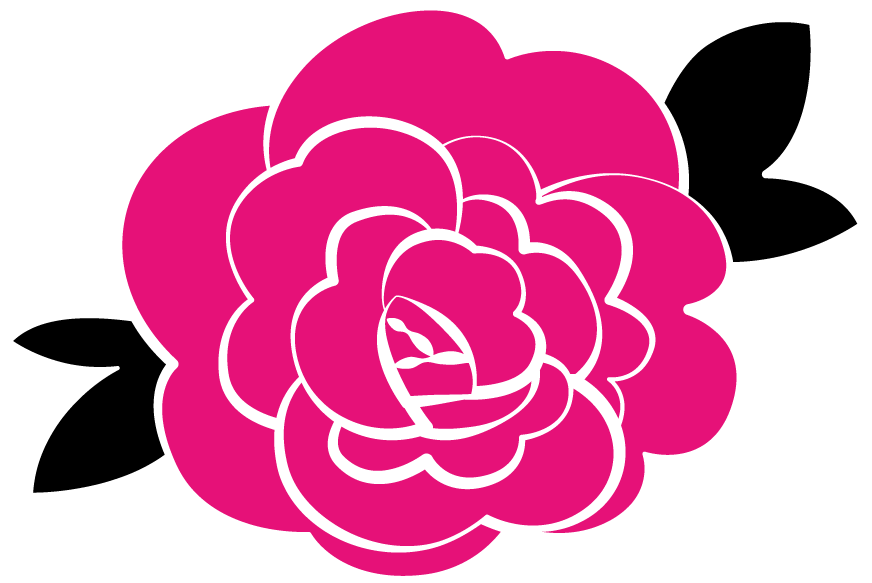Flapper Girl Retro Party Icon Image - Camellia Clipart (872x583), Png Download