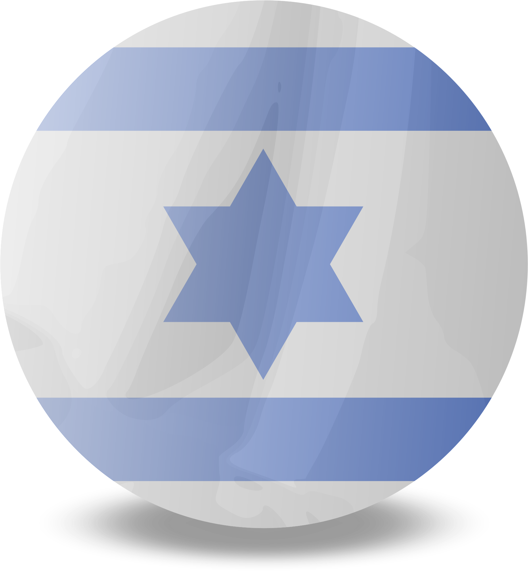 Background Israel Flag Transparent - אייקון דגל ישראל (1049x1024), Png Download