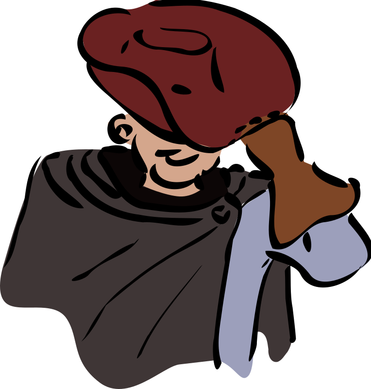 Vector Freeuse Library Clip Art At Clker Com Vector - Thief Clip Art (570x595), Png Download