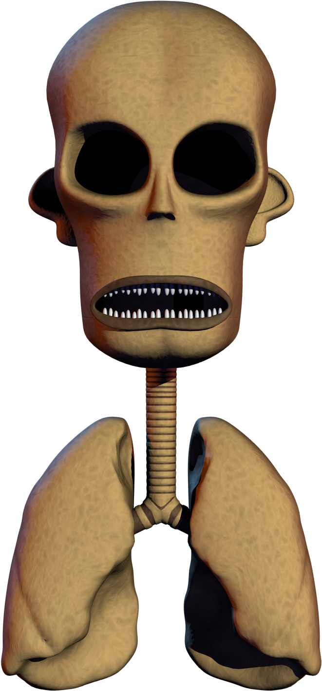 Jokebone Lungs - Scraptrap Bone Lungs (1102x1513), Png Download