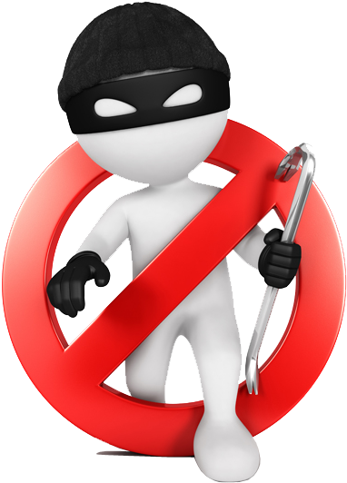 You're Our Neighbor • Your Safety Matters - No Burglar Sign (472x600), Png Download