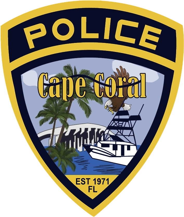 Cape Coral Police Logo (715x837), Png Download