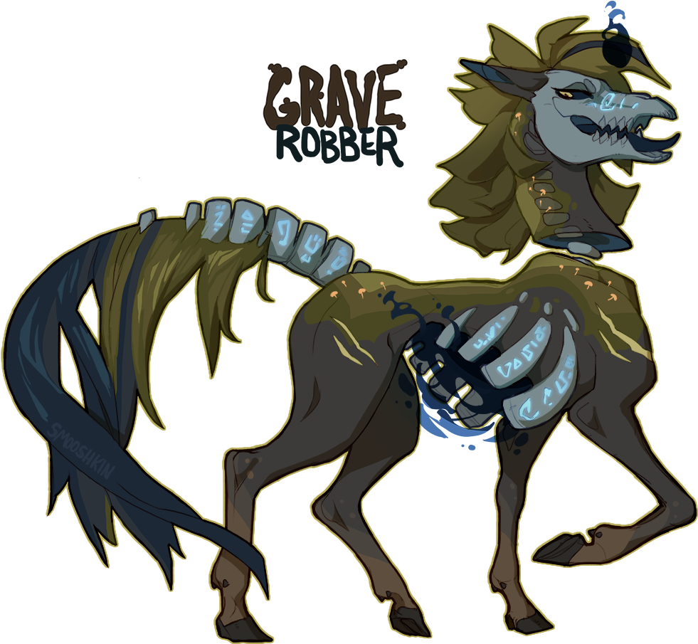[adopt] Grave Robber - Adoption (1000x920), Png Download