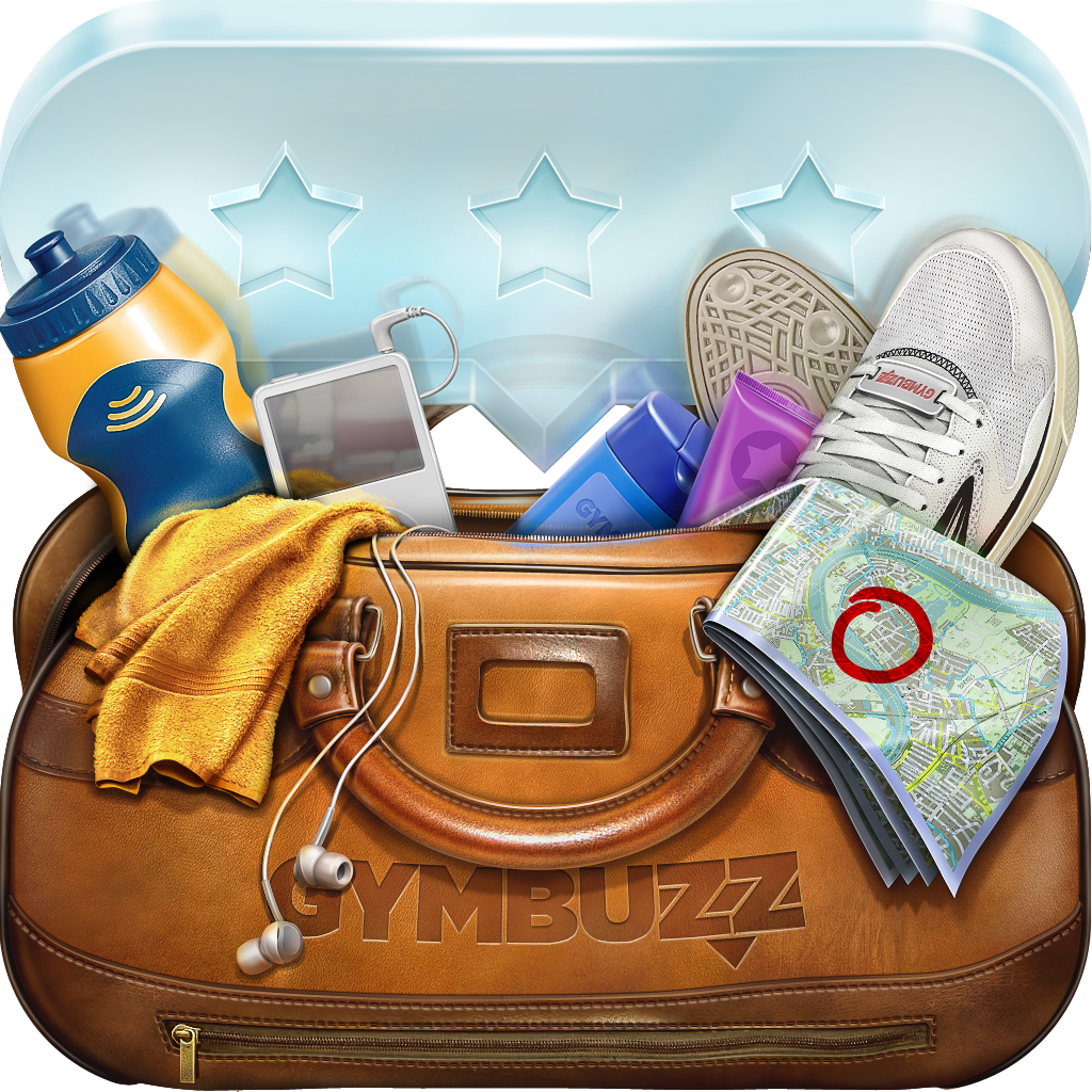 Gymbuzz Icon With Transparent Background - Icon Design (1024x1024), Png Download