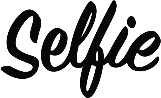 Download Selfie Wide 600 X 200 - Selfie Text In Png - Full Size PNG