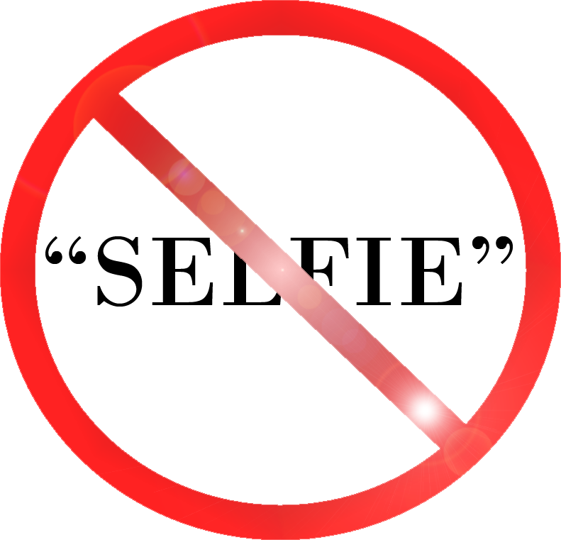 No To A "selfie" - No Perfection (791x761), Png Download