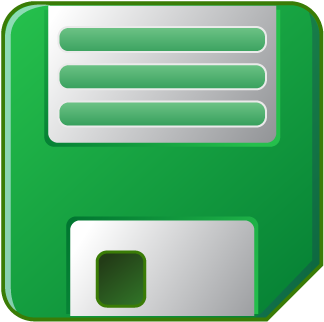 Save Icon Png Green (442x442), Png Download