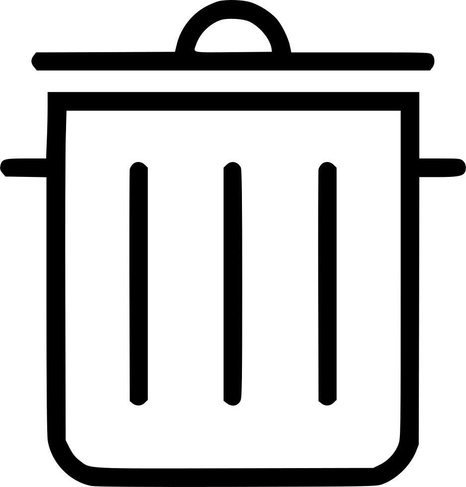 Trash Can - - Paper (938x980), Png Download