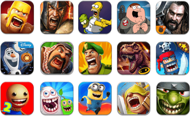Different Game Icons - Best Mobile Game Icons (660x426), Png Download