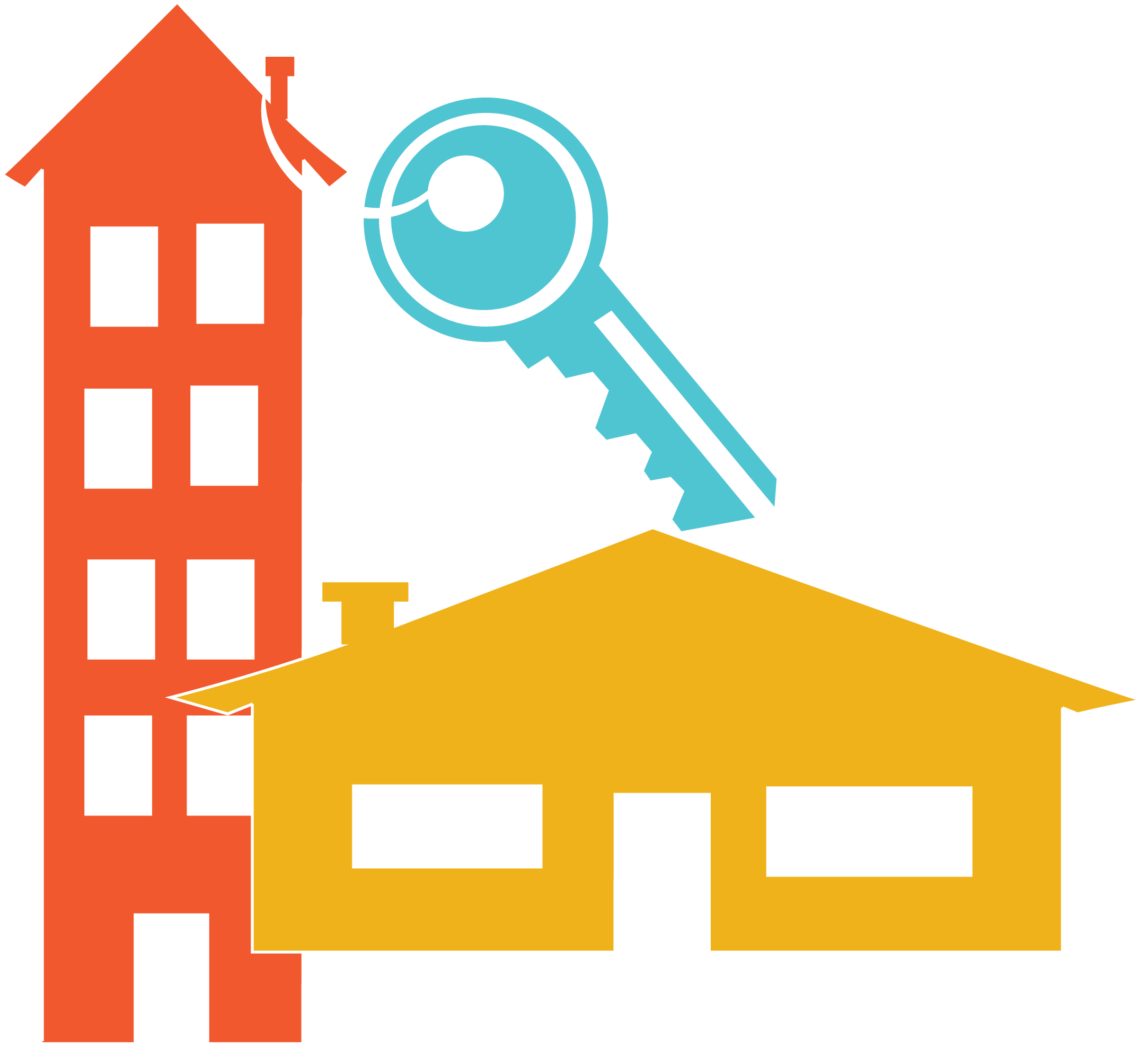Logo House Key - House Key Logo (2166x1971), Png Download