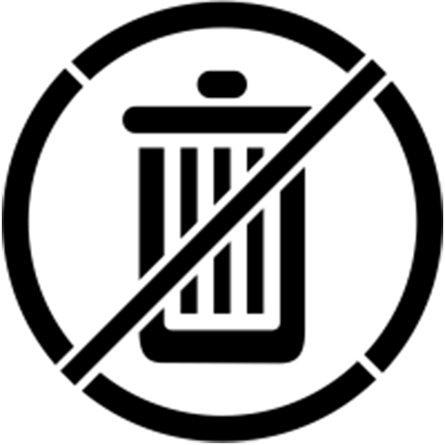 Graphic Black And White Stock Stencil Anti Fascism - Do Not Throw Out (500x500), Png Download
