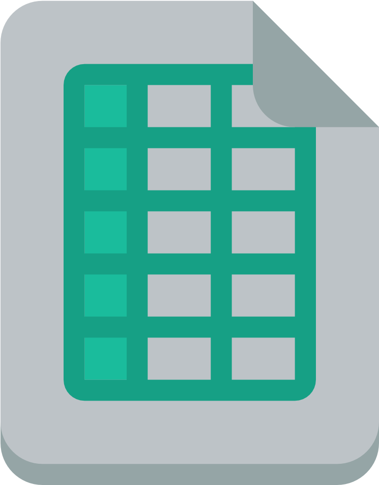 Download Svg Download Png - Icono Tabla Base De Datos (1024x1024), Png Download