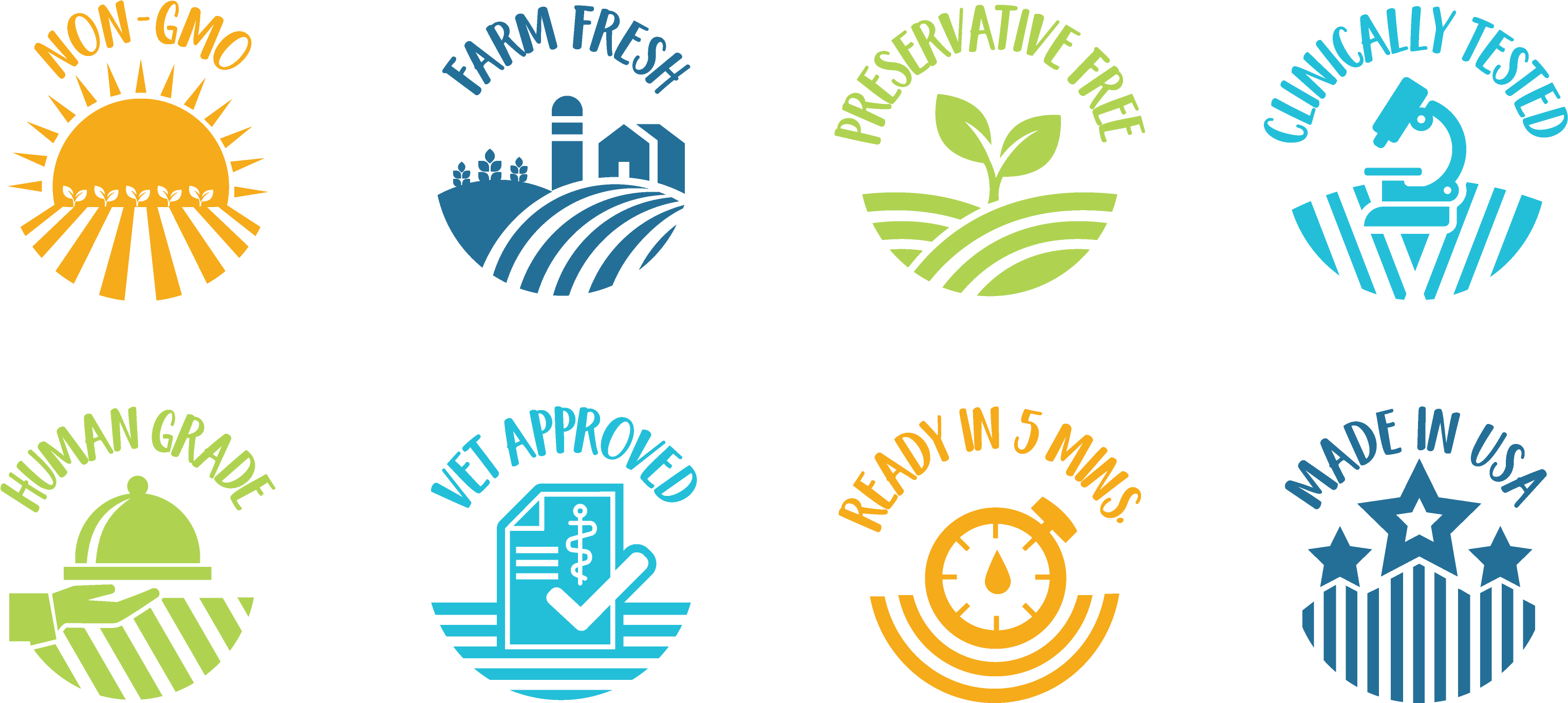 Vdn Badges Group - Portable Network Graphics (3301x1651), Png Download