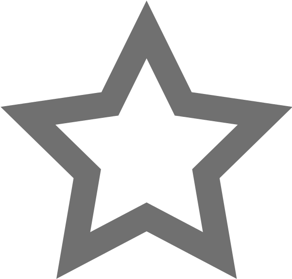 Mw Watch Icon - Star Icon Gray Png (600x600), Png Download