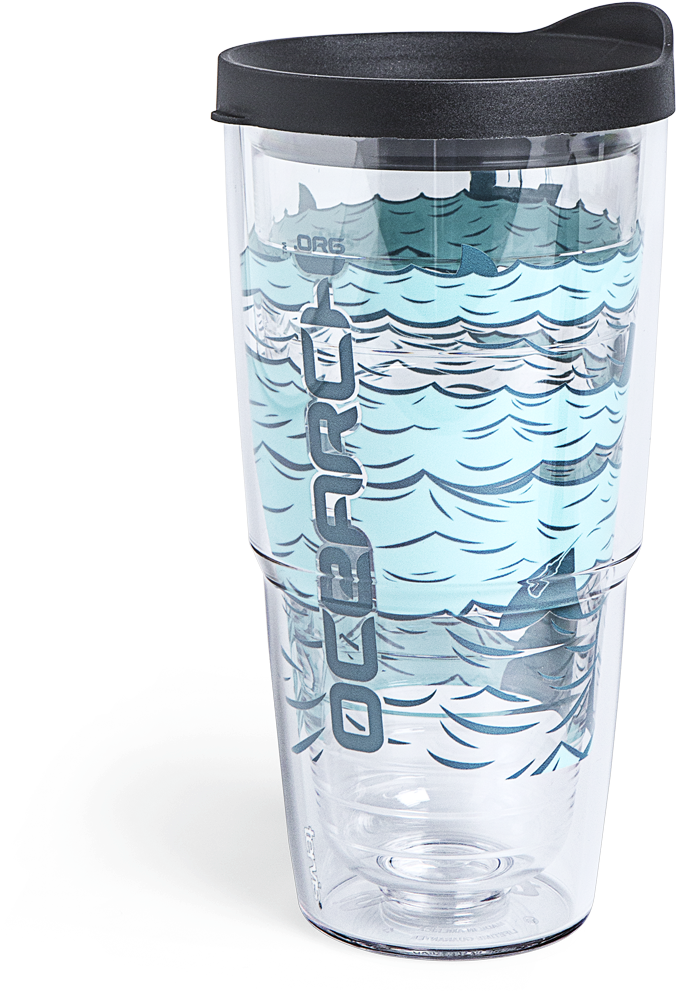 Costa Del Mar Ocearch Shark Tervis Tumbler, Angle - Costa Del Mar (2000x1000), Png Download